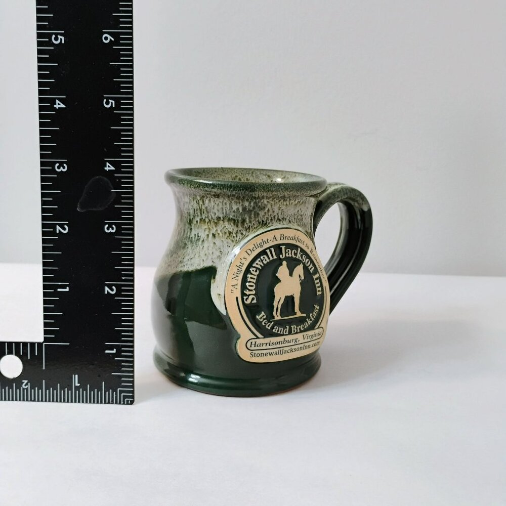 Deneen Pottery Stonewall Jackson Inn Coffee Mug Harrisonburg VA Hand Thrown 2017 - Picture 4 of 5